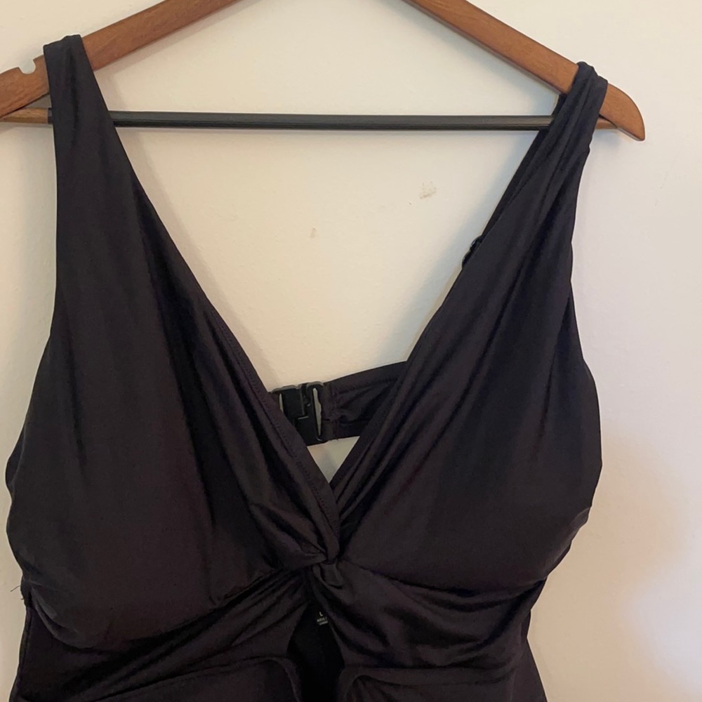 Black 1 Piece Swim Suit
